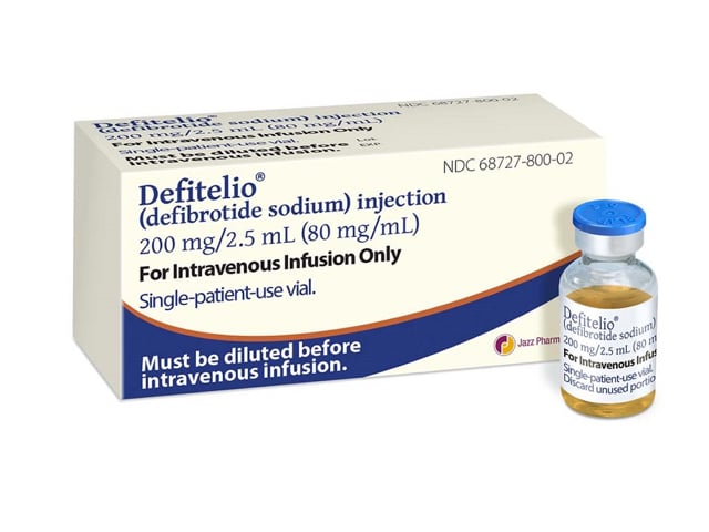 Defitelio 200 mg/2.5 mL (80 mg/mL)